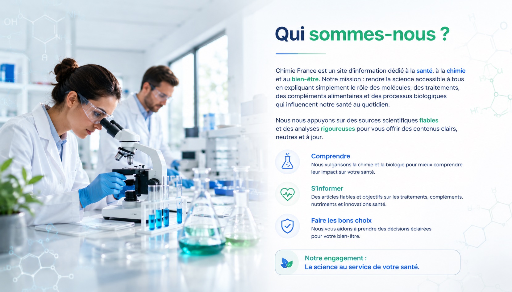 Chimie France - La science au service de votre santé